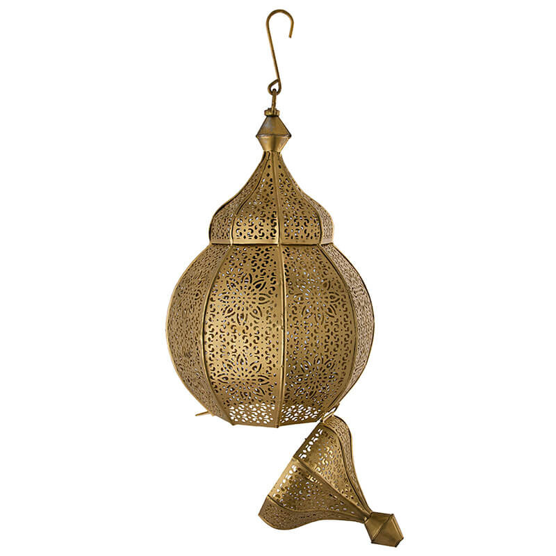 Hanging Lamp Antique And Gold Metal Hanging Pendant Light
