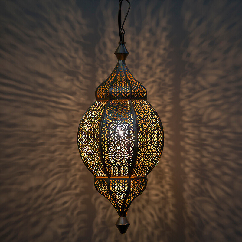 Hanging Lamp Antique And Gold Metal Hanging Pendant Light