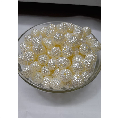 क्रीम 8 से 14 एमएम एब्स जॉइंट पर्ल बीड्स