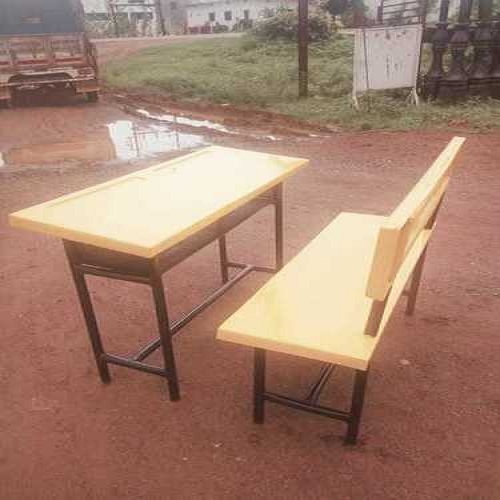 Frp School Bench - 42" X 14" X 30", Eco-friendly, Durable, Easy To Clean - Indoor Study Room Desk Bench By Sarwadnya