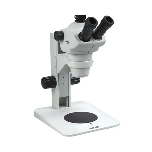 White Stereo Zoom Microscope