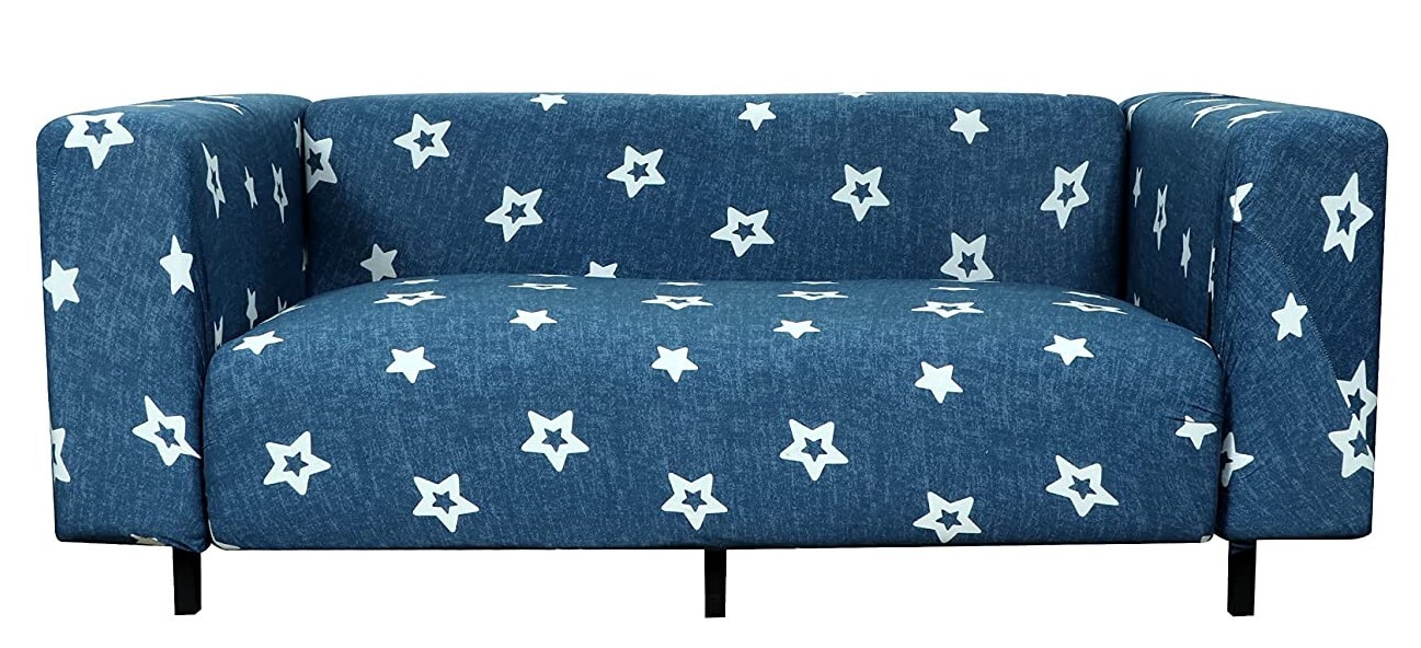 Multicolor Universal Polyester Spandex Sofa Cover- 2 Seater