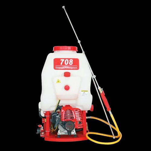 Agriculture Power Sprayer - Heavy Duty Copper Material, 80cm Spray Gun Size, 1HP Engine Power, 25-30kg/cm Pressure | Ideal for Industrial Agricultural Usage