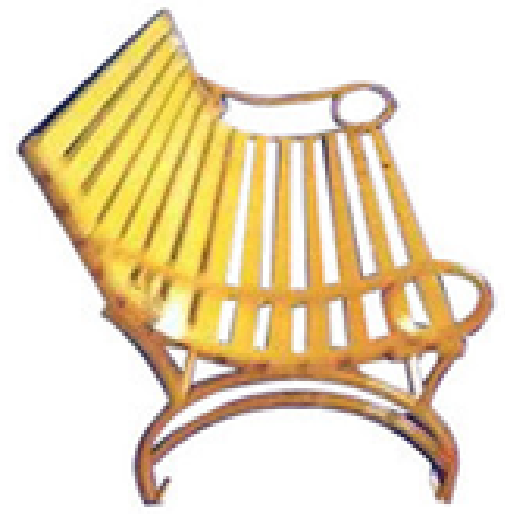 Mild Steel Garden Bench Sp-903 - 5ft X 2.5ft X 3.5ft, Color As Per Choice | Durable, Easy To Clean, Eco-friendly Design For 3 Persons