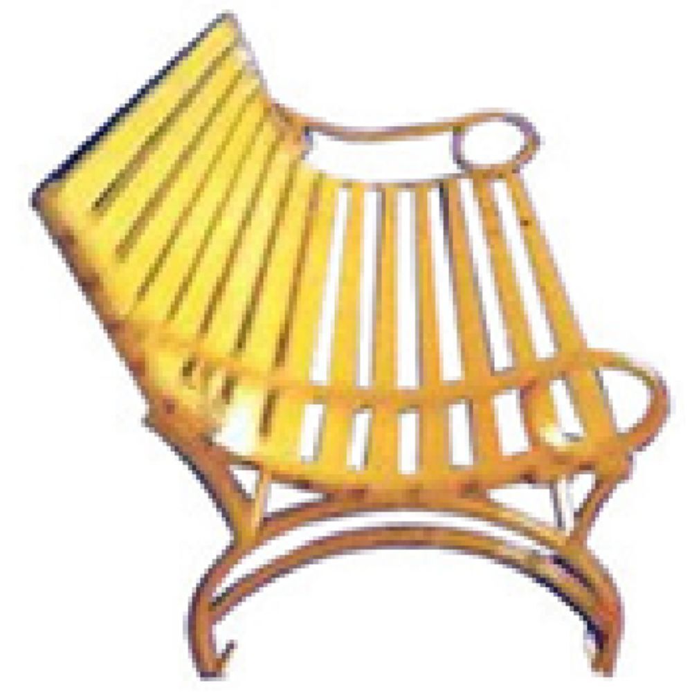 Mild Steel Garden Bench Sp-903 - 5ft X 2.5ft X 3.5ft, Color As Per Choice | Durable, Easy To Clean, Eco-friendly Design For 3 Persons