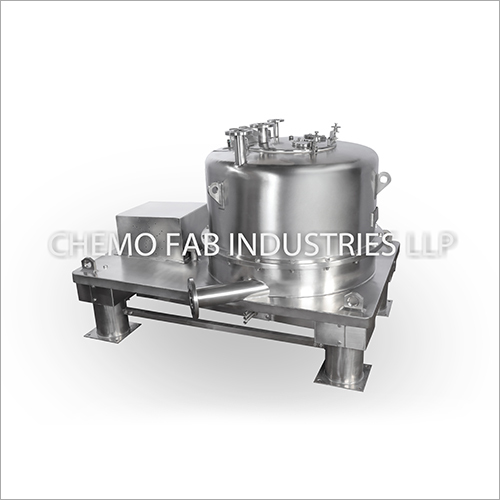 Silver Manual Discharge Type Centrifuge Machine