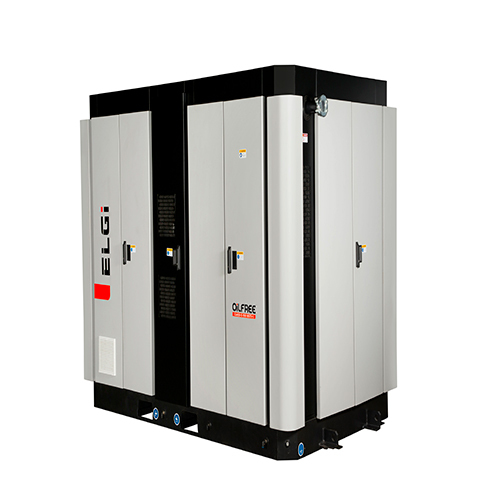White Oil Free Screw Air Compressors Of Series