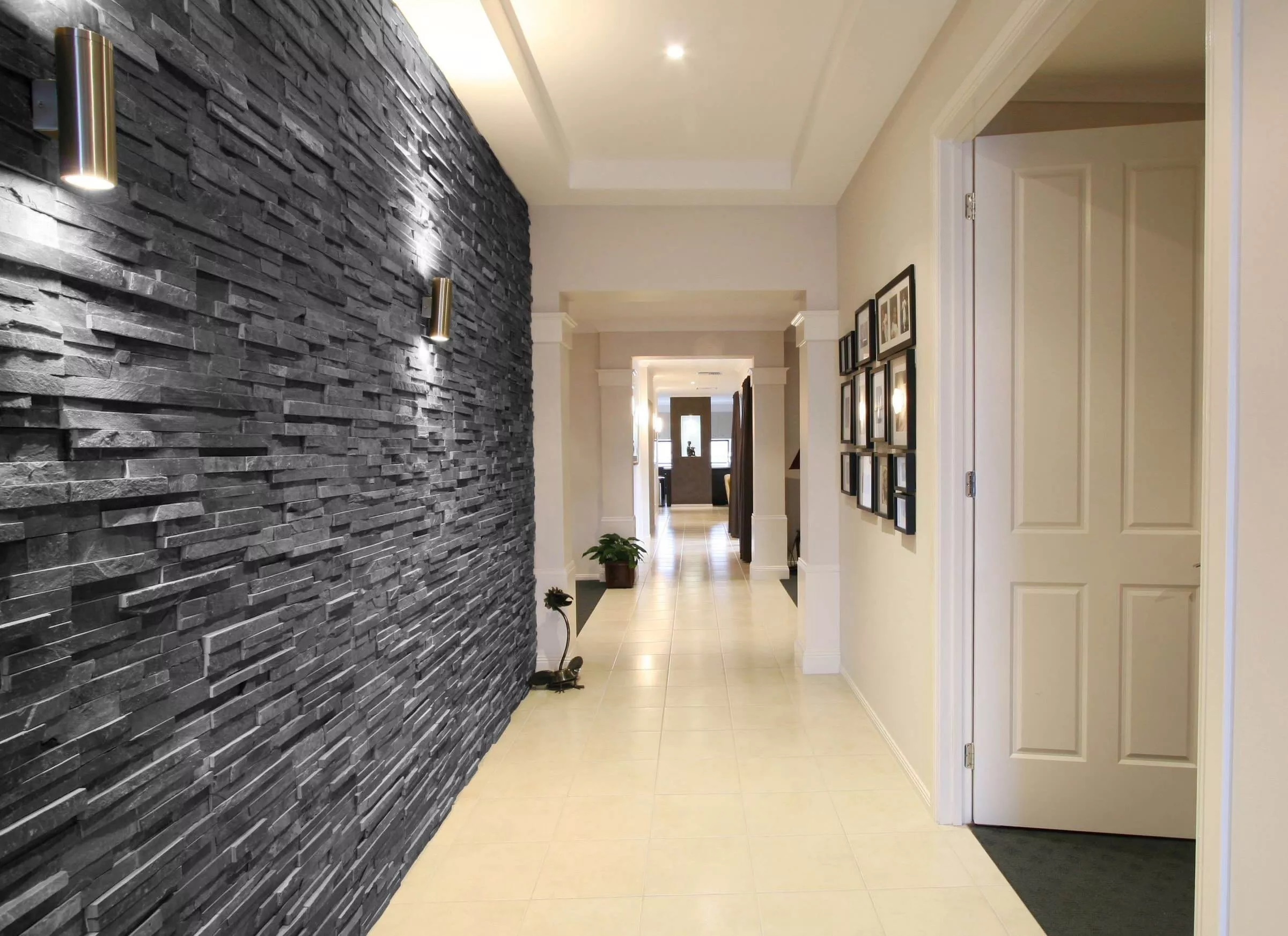 Black Slate Ledger Panels - Product Type: Natural Stone