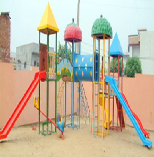 Frp Multiplay System - 28ft X 22ft | Durable Frp And Metal Outdoor Playground Design