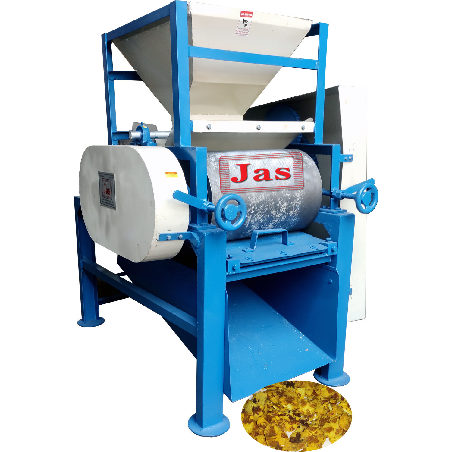 Chana Jor Garam Making Machine / Chana - Moong Pressing Machine Capacity: 70 To 80 Kg/hr