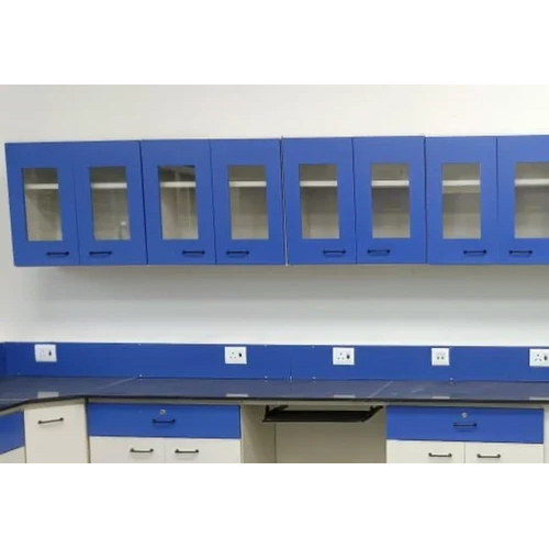 Blue Wall Storage Cabinets