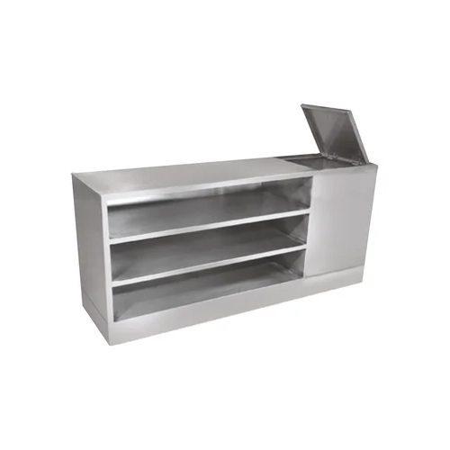 Silver Cross Over Bench
