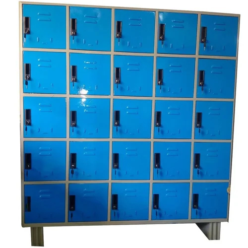 Brown-white Storage Locker