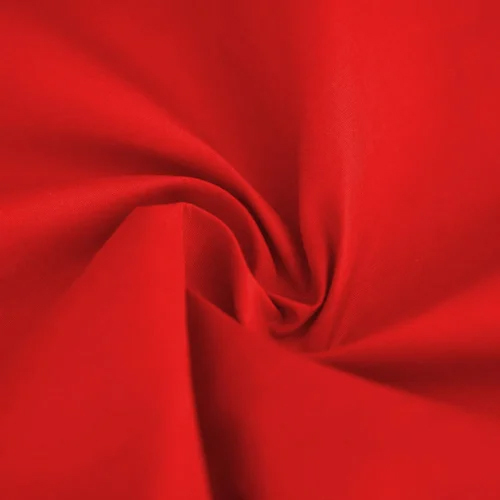 Plain Red Cotton Fabric