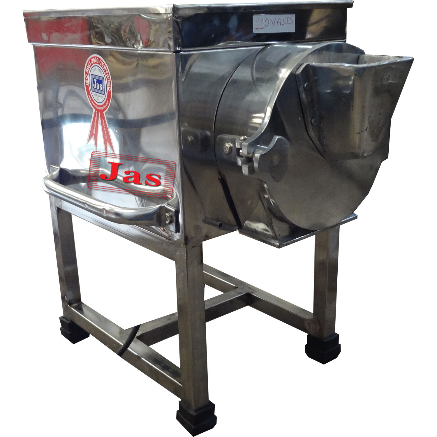 Dry Fruits Chips And Powder Making Machines - Stainless Steel, 558.8x431.8x533.4 Mm | 25-30 Kg/hr Capacity, Semi-automatic Operation, Easy To Clean