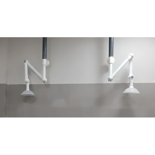 Lab Spot Extractor Fume Hood - Polypropylene, Semi-automatic, White Finish | Durable, Moisture Proof, Easy To Clean, Powder Coated