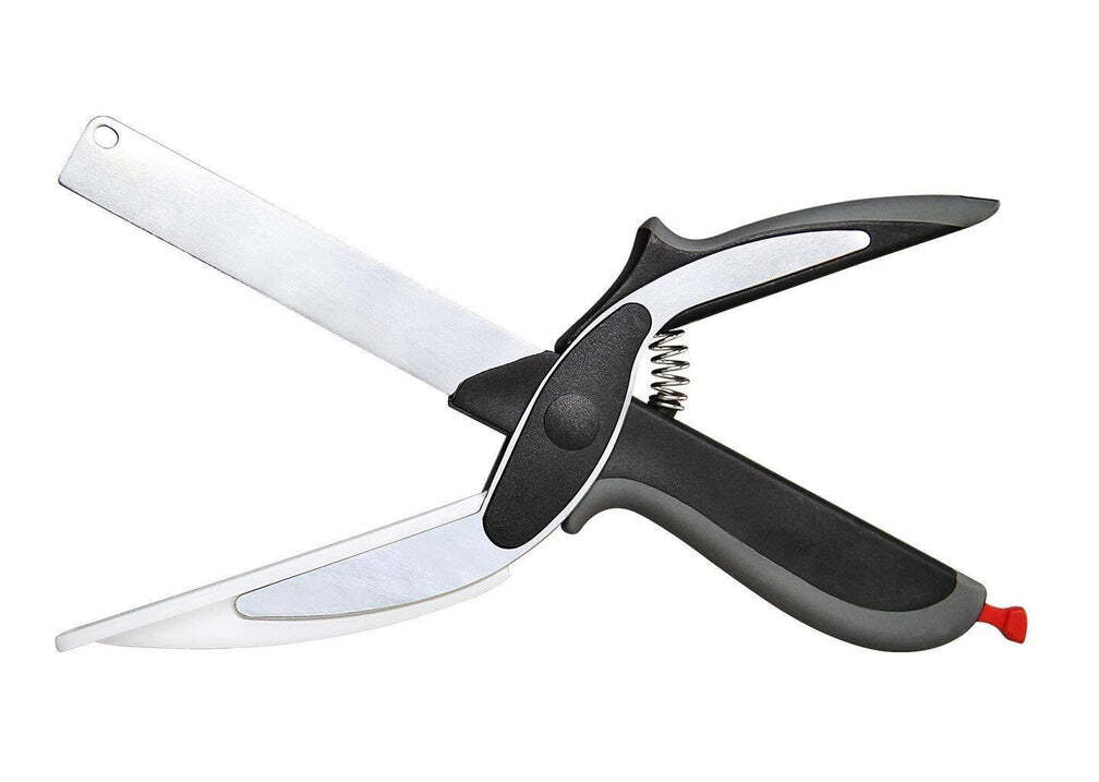 0067 Vegetable Cutter - Stainless Steel Blades, 12x15 Inches - Black Plastic Design, Combines Chopping, Slicing, And Dicing In One Easy Tool