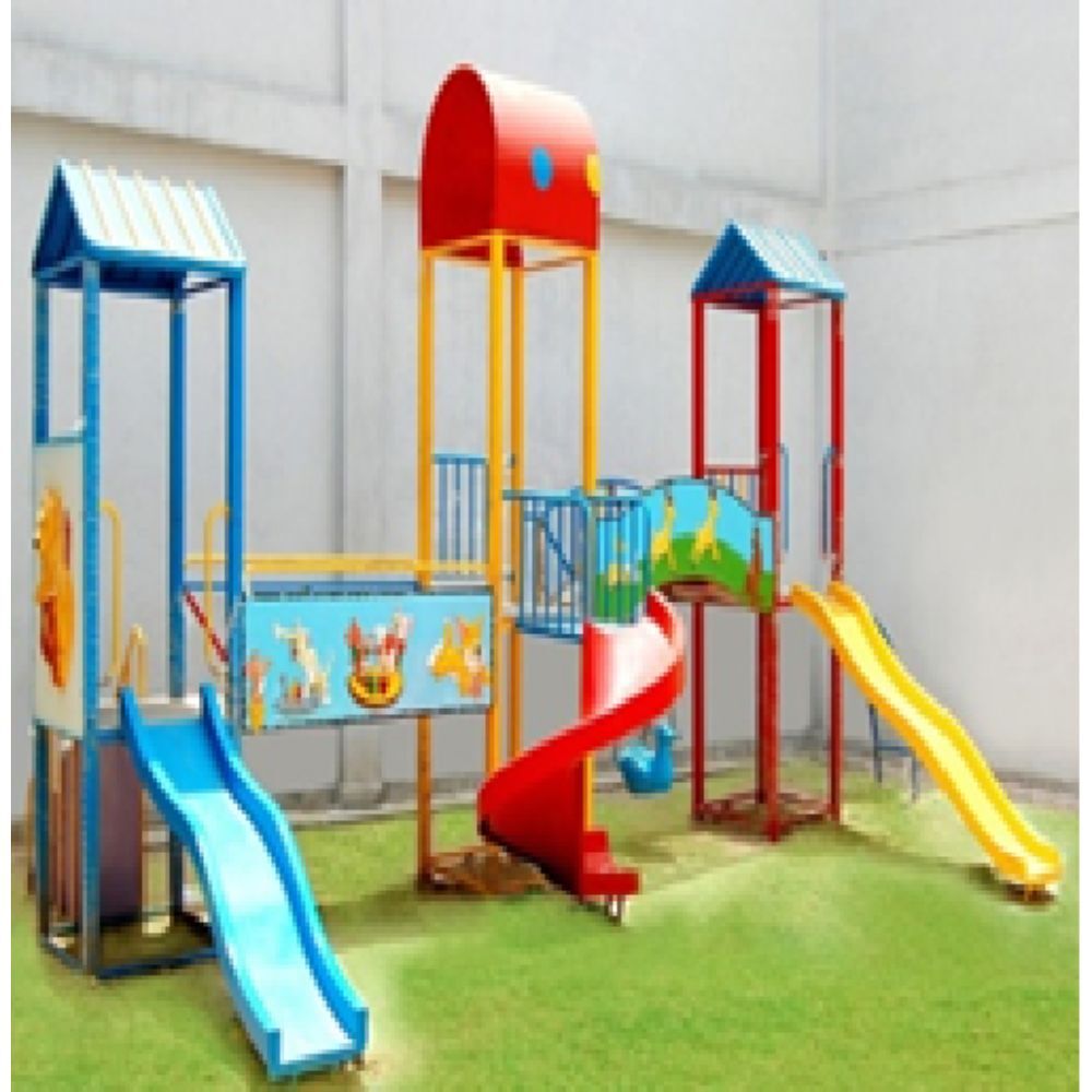 Multiplay System - Frp Material, 16ft X 10ft Dimensions | Durable Outdoor Playground Equipment