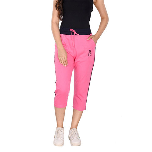 Pink Women Capri