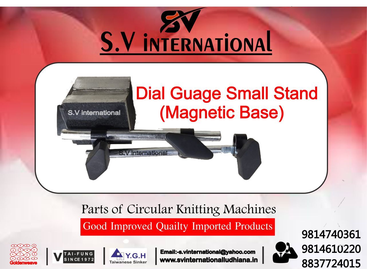 Dial Small Stand - Metal & Plastic, 5x3x2 Inches, Black | Durable Design, Magnetic Base, Precise Adjustment, Easy Operation, Stable Stand