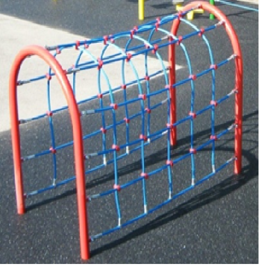 Outdoor Playground Rocking Rope Wall