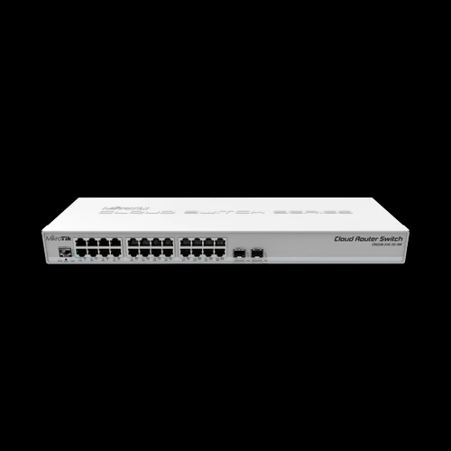 Gigabit Ethernet Network Switch - 24 Ports With 2 Sfp+ Slots | Dual Boot Swos/routeros, Vlan Management, Mac Filtering, Industrial Grade Efficiency
