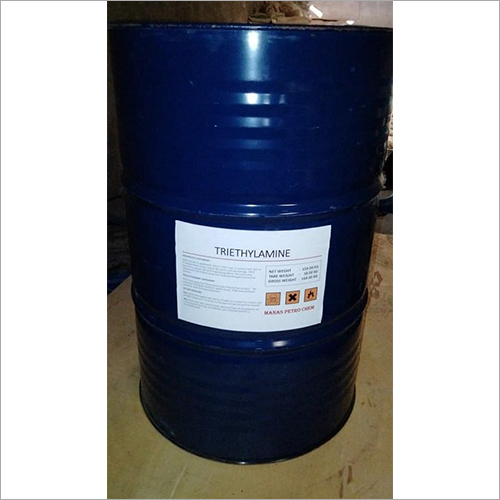 Triethylamine Chemical - CAS No 121-44-8, 99.9% Purity, Liquid Form, Density 0.7255 g/cm³, Boiling Point 88.6-89.8°C, Melting Point 114.70°C, Pharma Grade 