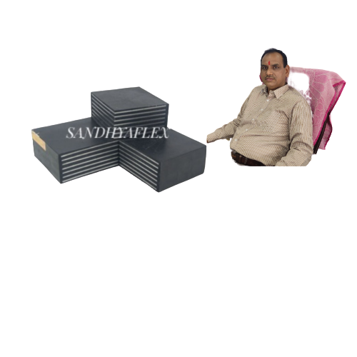 ब्लैक रबर इलास्टोमेरिक ब्रिज बेयरिंग