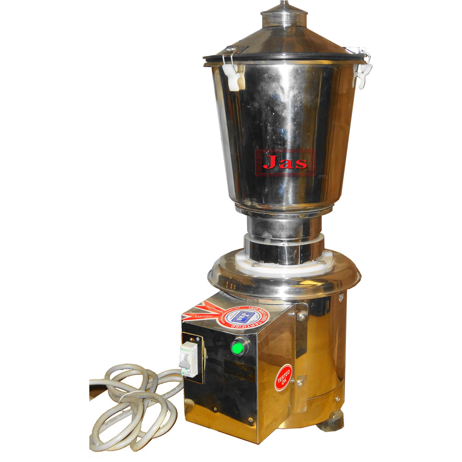 Commercial Mixer Machine - 2.5 To 20 Litre/hr Capacity | Semi Automatic, Stainless Steel, One Year Warranty Against Manufacturing Defects