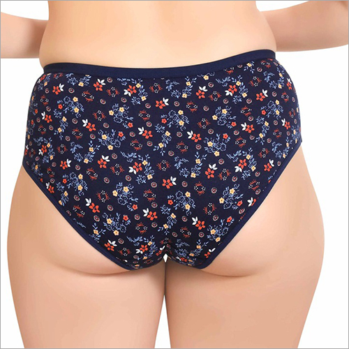 प्रिंटेड ब्लू पैंटी