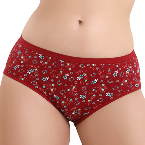 प्रिंटेड रेड पैंटी