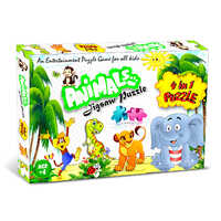 12 पीसी पशु पहेली आयु समूह: 1-8 वर्ष