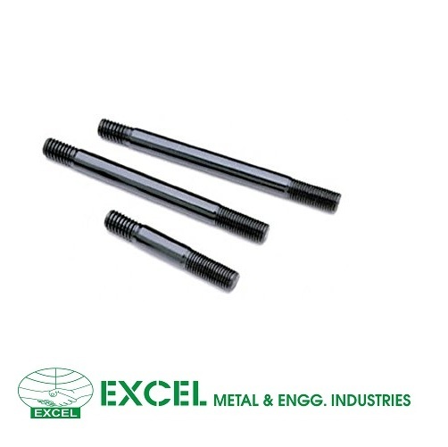 Stud Bolts - Carbon Steel, Customizable Diameter & Thickness, High Tensile Strength, Hex Drive, Zinc-plated Galvanized Phosphated Finish | Heavy-duty, Durable, Corrosion Resistant, Various Grades Available