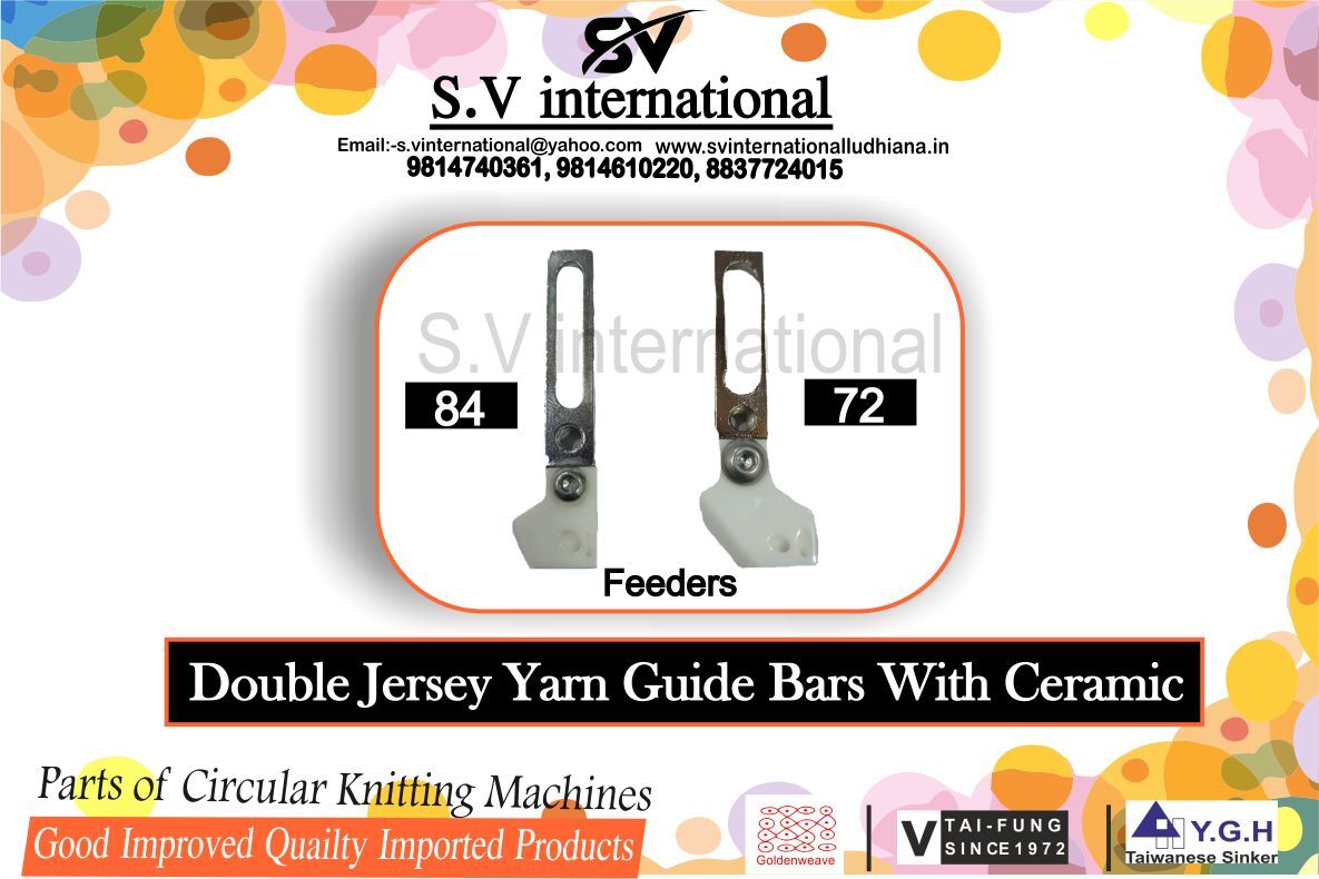 Double Jersey Yarn Guide Bars With Ceramic