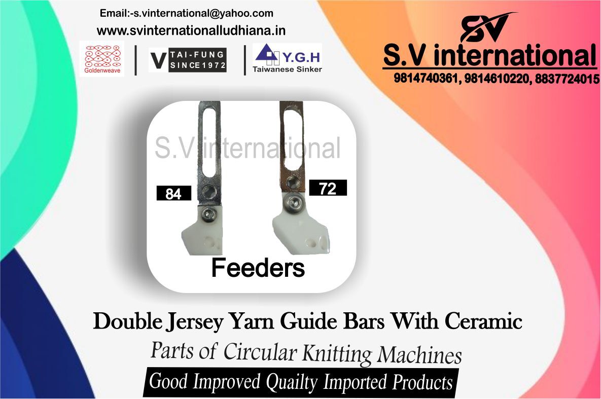 Double Jersey Yarn Guide Bars With Ceramic