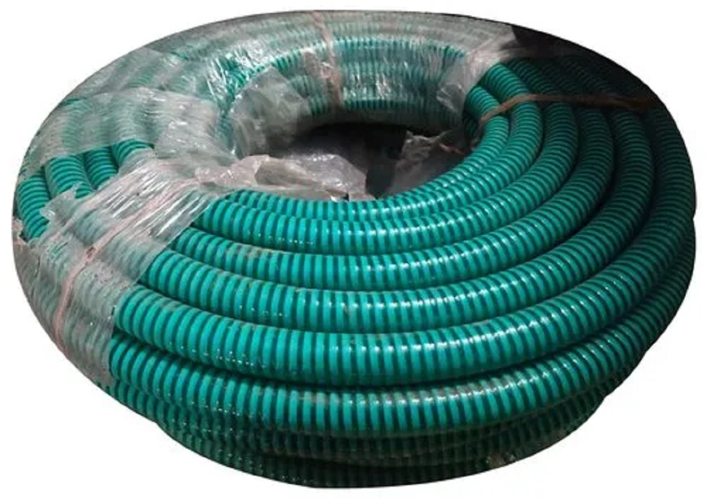 Pvc Suction Hose Pipe - 20-200 Mm Size, Green, Silver, Orange, Blue | Seamless, 30m Length, Male Connection, Roll End Protector