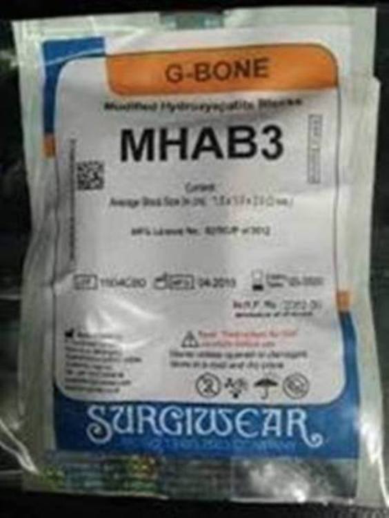 G-bone Modified Hydroxyapatite Blocks - Mhab3 Usage: Man