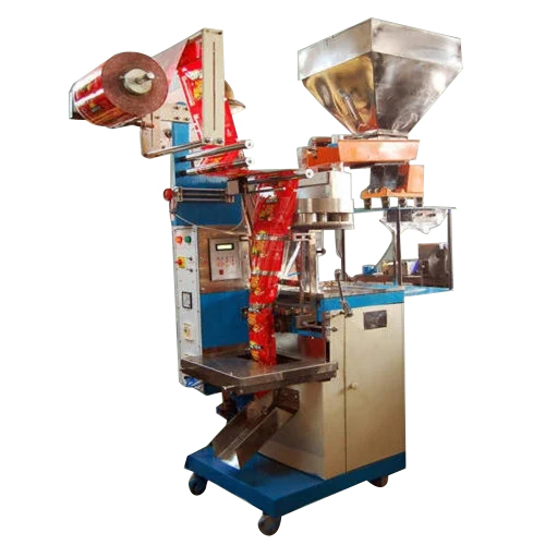 Automatic Spice Packaging Machine - Stainless Steel, Silver Color | Heavy Duty, Electric Drive, Plc Control