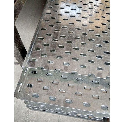 Gi Cable Tray - Gi Steel, 25x50mm To 100x500mm, 1.6-2.5mm Thickness, Ladder Shape, Rack Type, Perforated For Industrial Cable Management