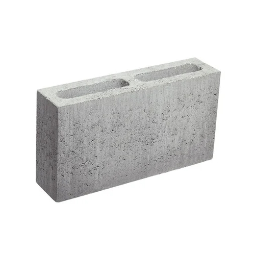 Grey Two Cavities Hollow Concrete Block
