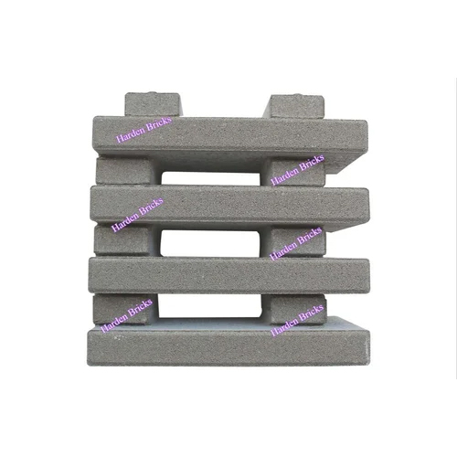 Art Line Grass Paver Block - Cement Material, 120mm Thickness , Grey Color, Manual Installation For Durable Outdoor Surfaces
