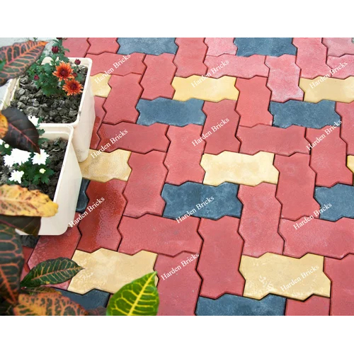 Different Available Rubber Mould Zig Zag Paver Block