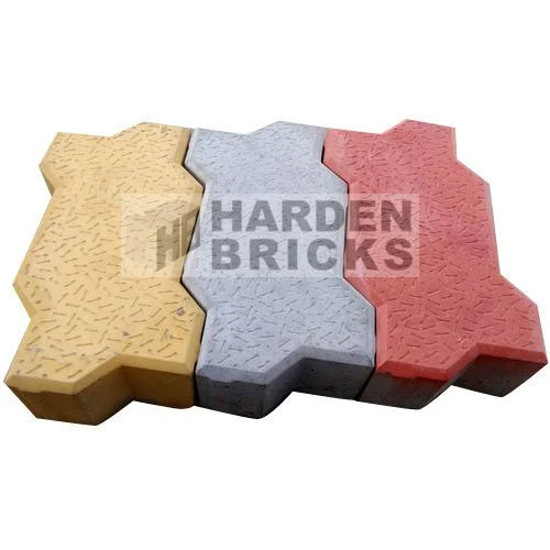 Different Available Rubber Mould Zig Zag Paver Block