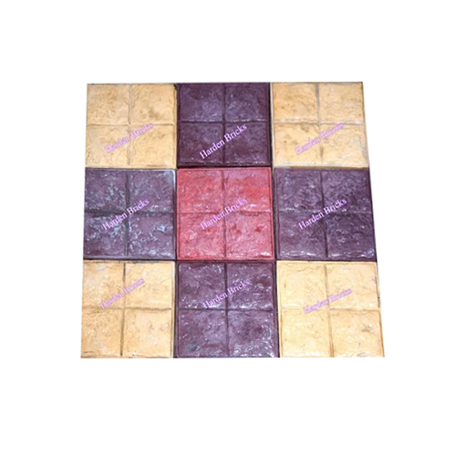 Cobble Stone - Concrete, 60 Millimeter Thickness | Interlocking Square Paver Block, Weather Resistant, Easy To Lay And Remove