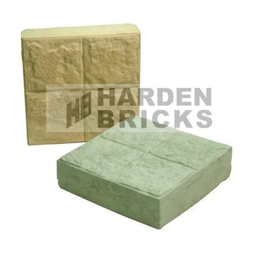 Cobble Stone - Concrete, 60 Millimeter Thickness | Interlocking Square Paver Block, Weather Resistant, Easy To Lay And Remove