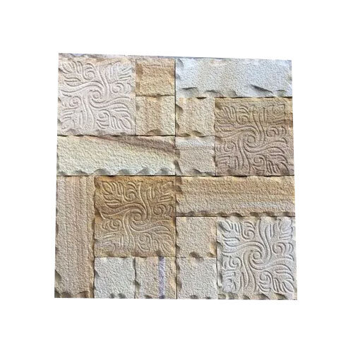 एसिड-प्रतिरोधी सैंडस्टोन टीक सीएनसी मोज़ेक टाइलें