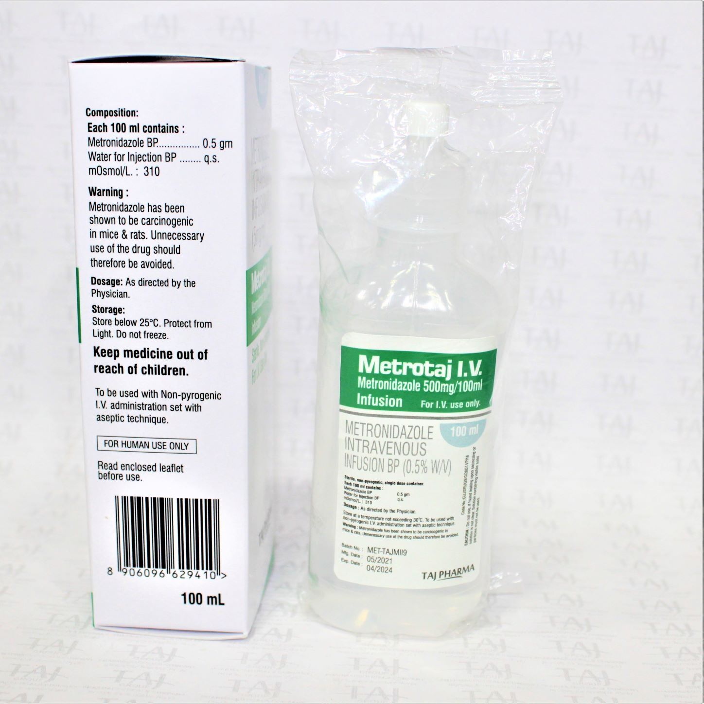 Metronidazole Intravenous Infusion Bp Expiration Date: 2 Years