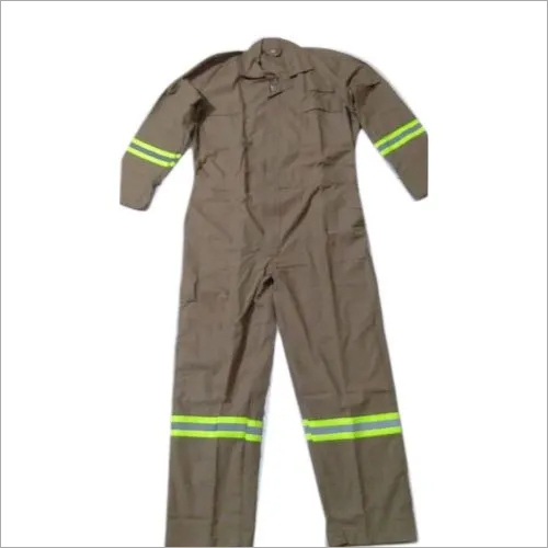 Brown Cotton IFR Coverall Boiler Suit - Size S-XXXL | Full Sleeves, Suitable for Rainy, Summer, Spring, and Winter Seasons