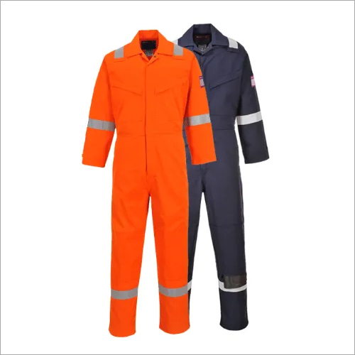 Cotton Industrial Boiler Suit - Cotton Blend, S-XXL Multicolor | Fireman Uniform with Full Sleeves for All Seasons