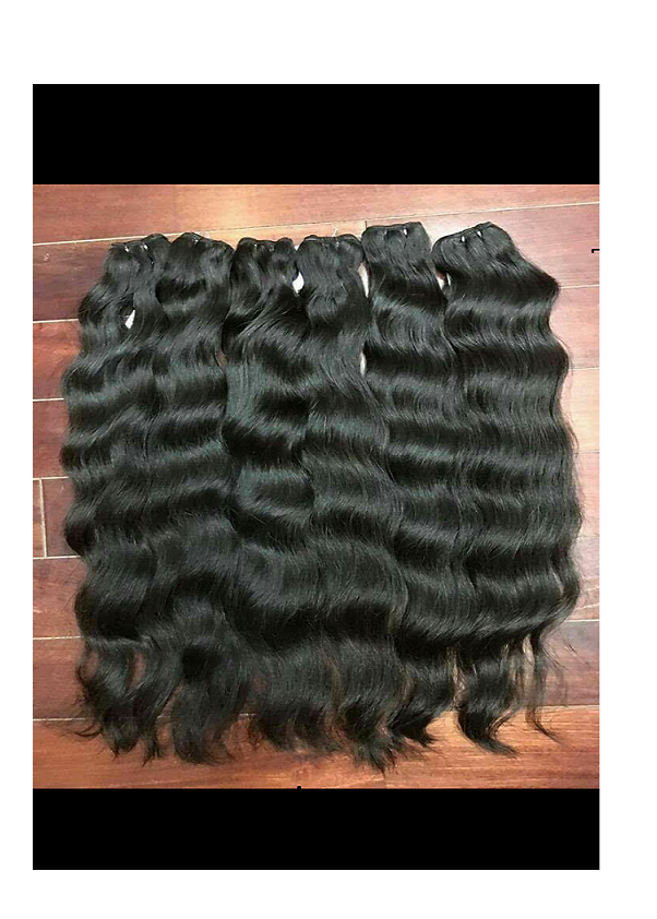 Brown Remy Water Wave Hair